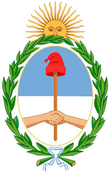 Das Wappen Argentiniens