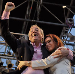 Cristina und Néstor Kirchner - Quelle: Presidencia de la Nación Argentina