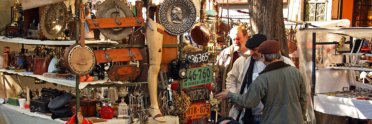 Trödelmarkt in San Telmo.