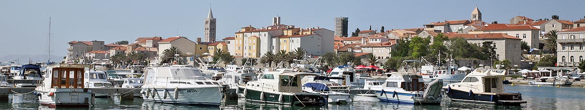 Hafen von Rab auf der Insel Rab